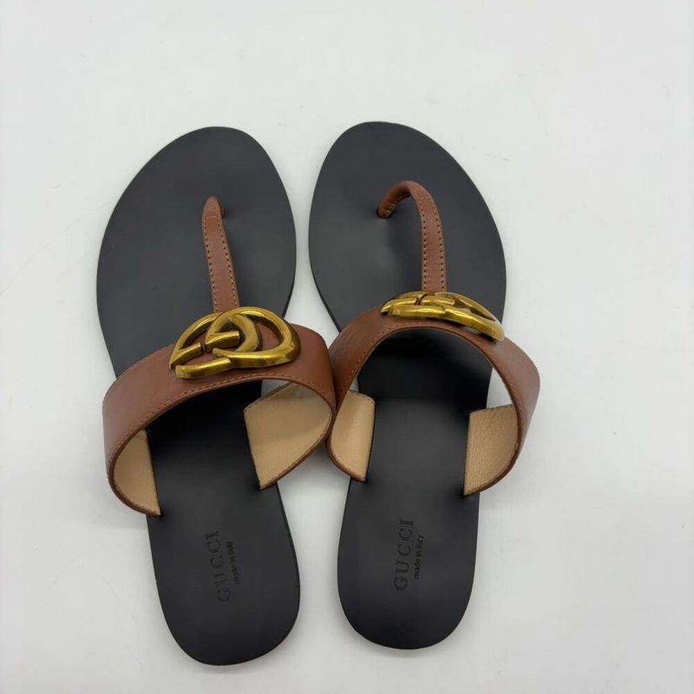 Gucci Brown Sandals - Picture 3 of 6